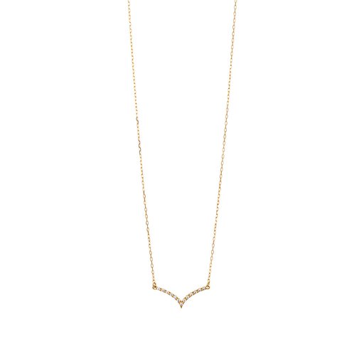 Halsband i 18K guld 45 cm