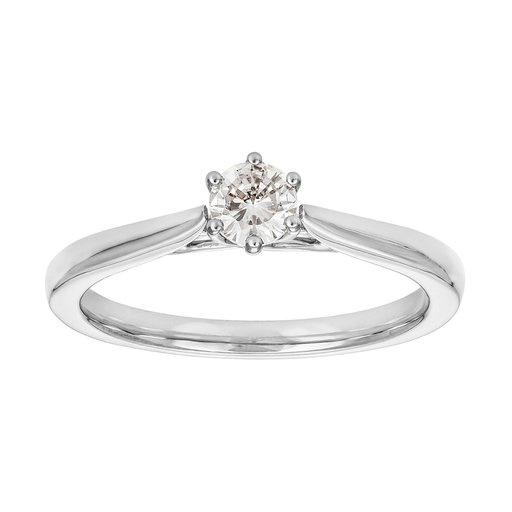 Diamantring i 18K guld