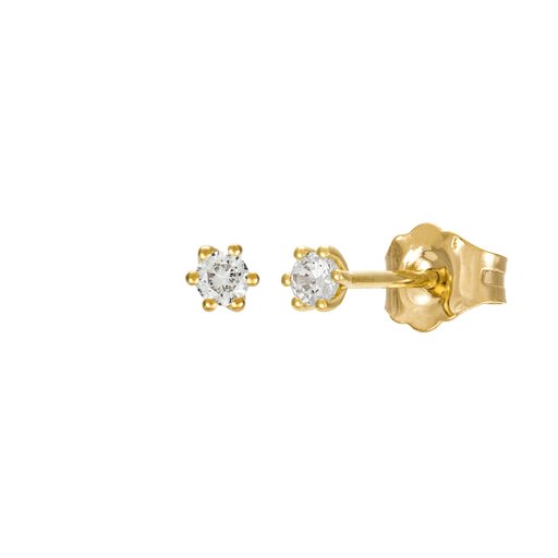 Diamantörhängen i 18K guld
