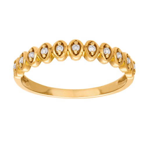 Diamantring i 18K guld