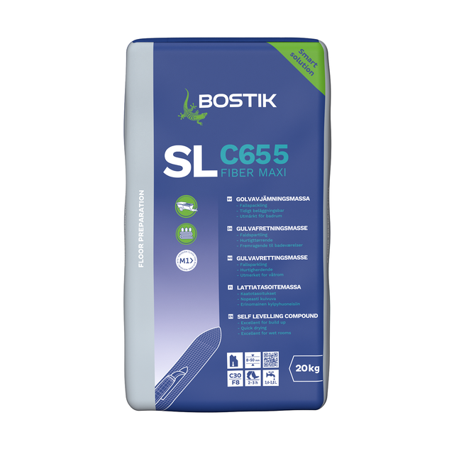 Golvspackel SLC655 Fiber Maxi 20kg