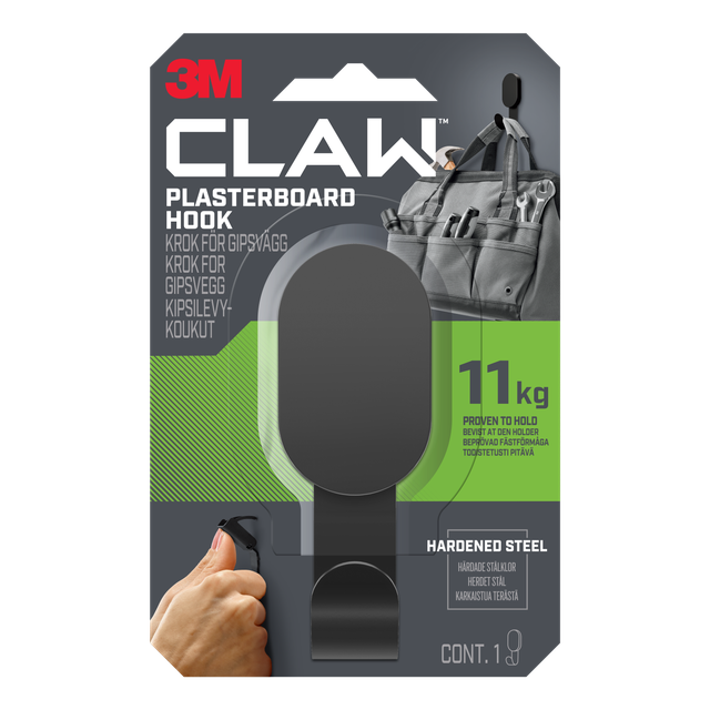 Krog klo Dysmall væg 11 kg 1 CLAW-krog og 1 låg