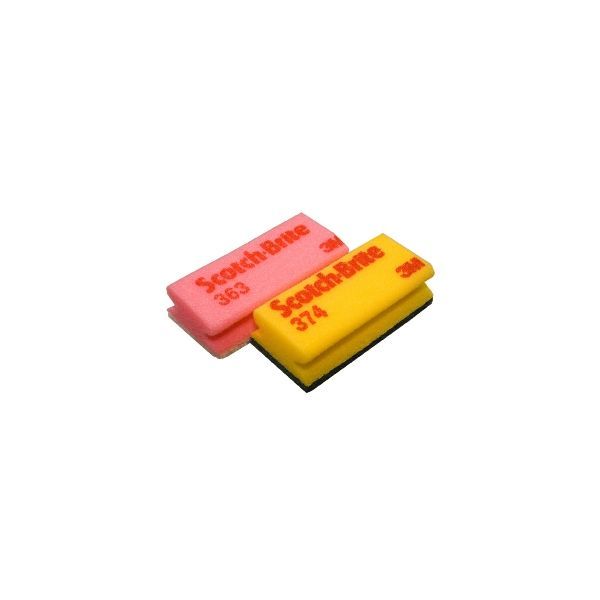 SCOTCH-BRITE, RENGÖRINGSSVAMP 70 MM X 150MM SCOTCH-BRITE, RENGÖRINGSSVAMP 70 MM X 150MM Gul/grön
