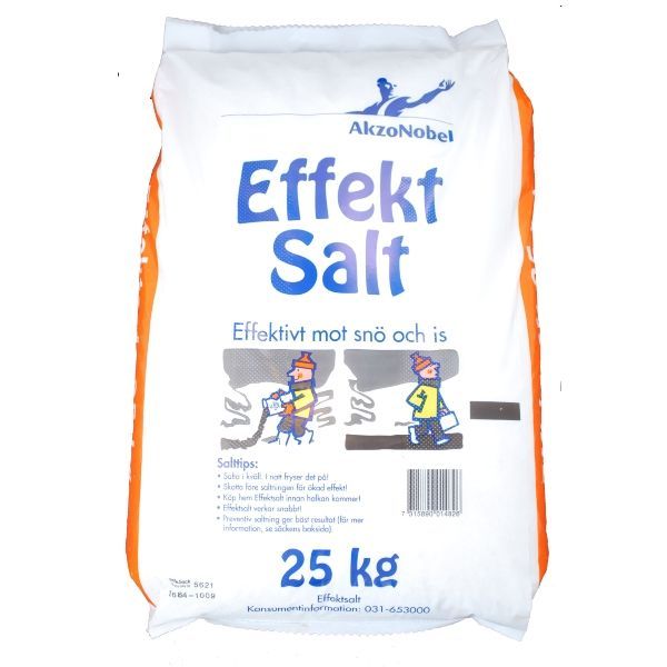 Salt, vekk med snø & is