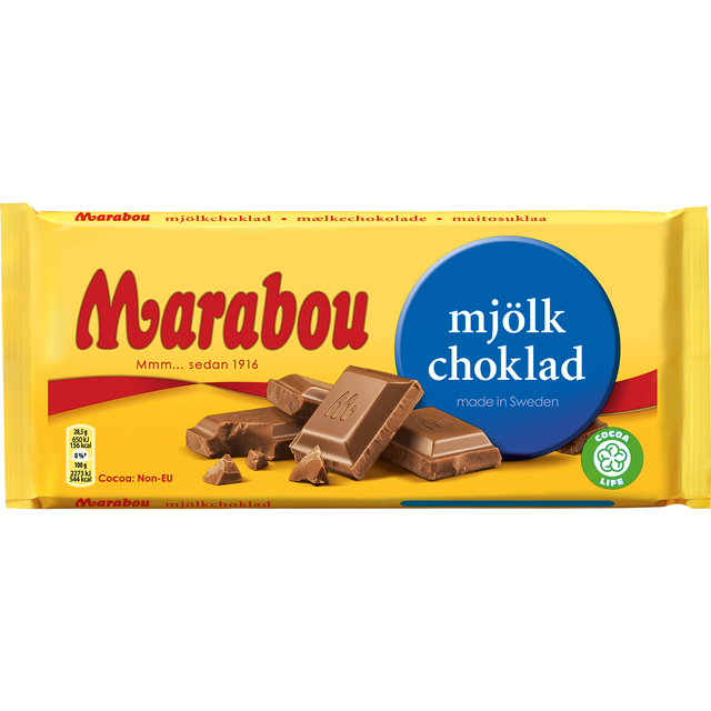 Marabou, choklad Mjölkchoklad