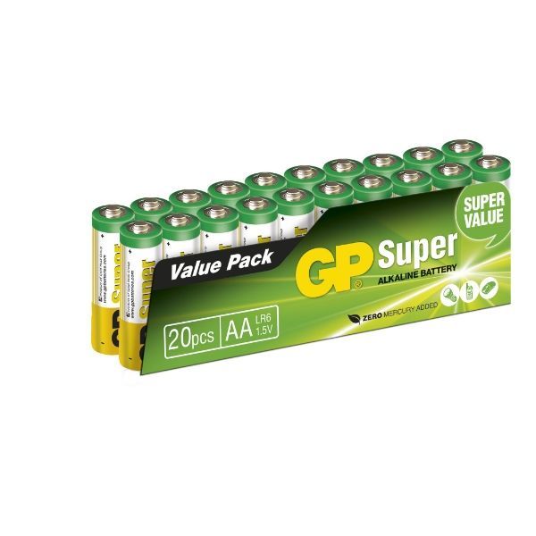 Batteri, 1,5 V, R6, AA
