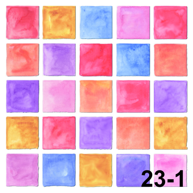 Flisedekor, Mosaikk 23-1