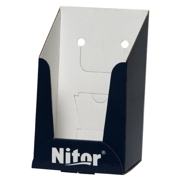 Nitor, expokartong för foldrar