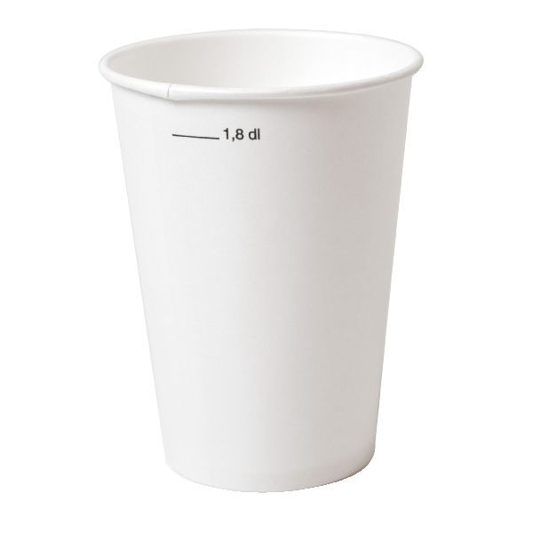 Papirbeger, 20 cl hvit