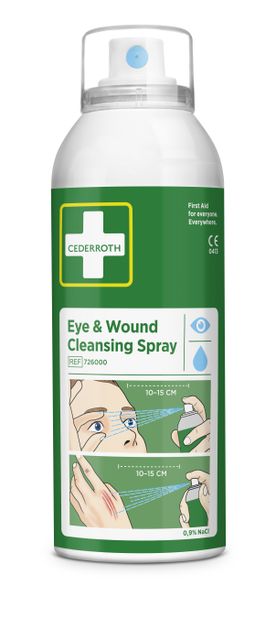 Eye & wound cleansing spray