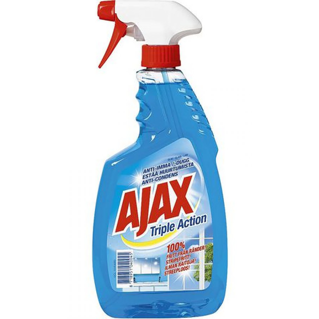 Ajax, glas tripleaction spray