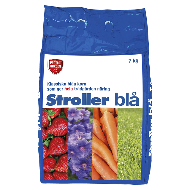 Stroller Blå trädgårdsgödsel Stroller Blå trädgårdsgödsel