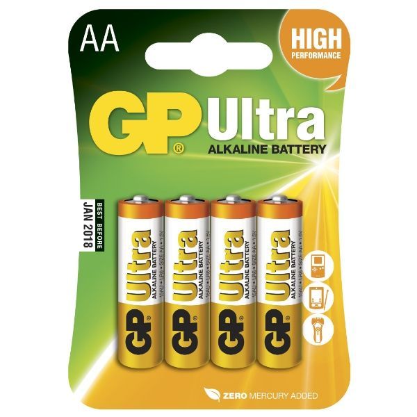 Batteri, 1,5V, R6, AA