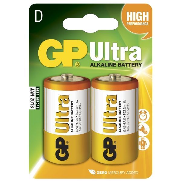 Batteri, 1,5V, R20, D