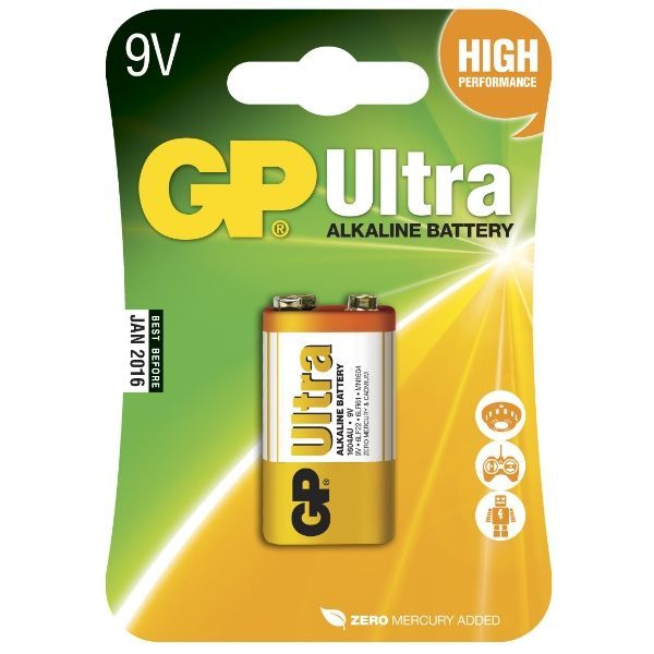 Batteri, 9V, F22