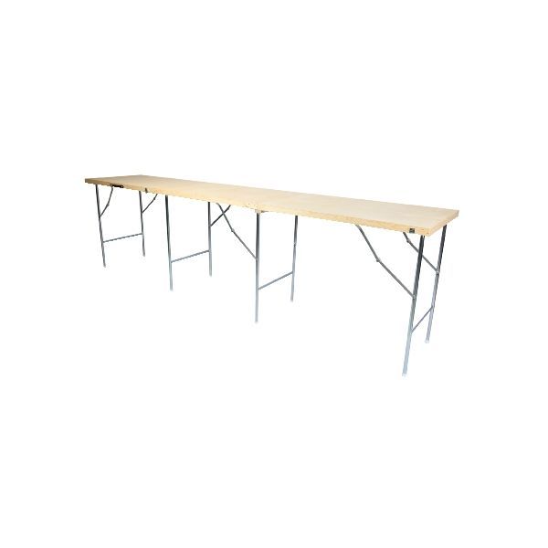 Tapetbord 3-delt 60 cm 297x60x85 cm