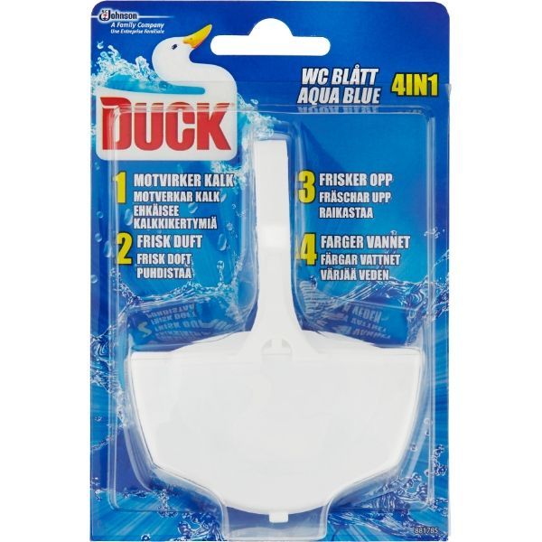 WC Duck, toablock blått