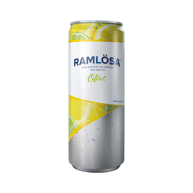 Ramlösa, burk Citrus