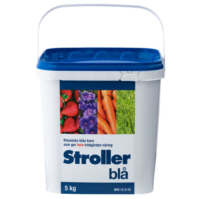 Stroller Blå trädgårdsgödsel Stroller Blå trädgårdsgödsel