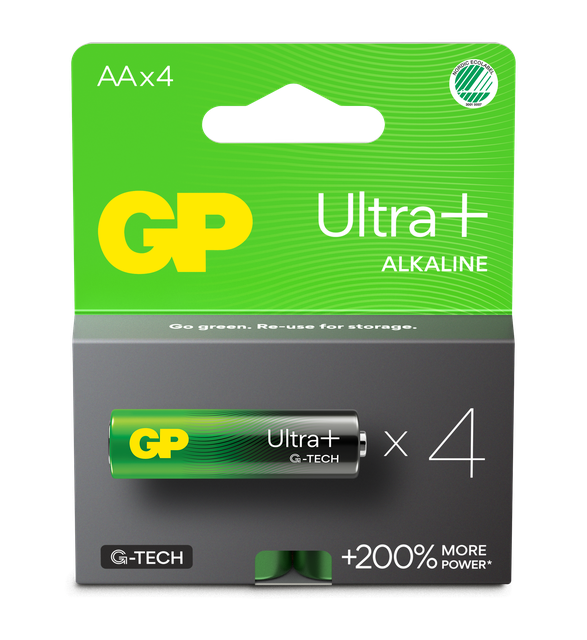 BATTERI,GP ULTRA,1,5V,LR6,AA