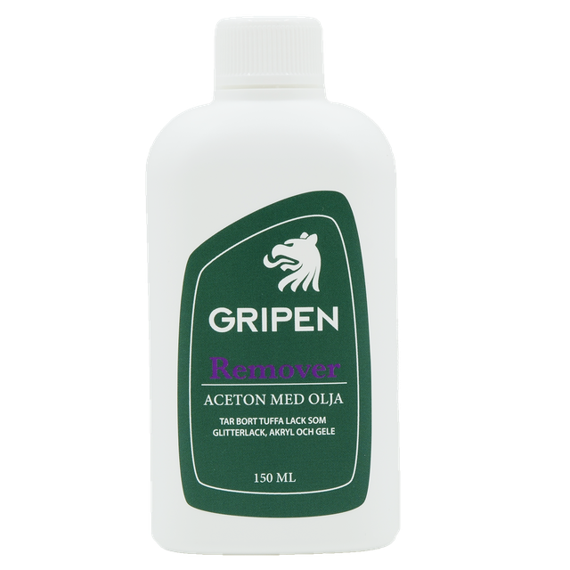 Aceton, med olja Gripen