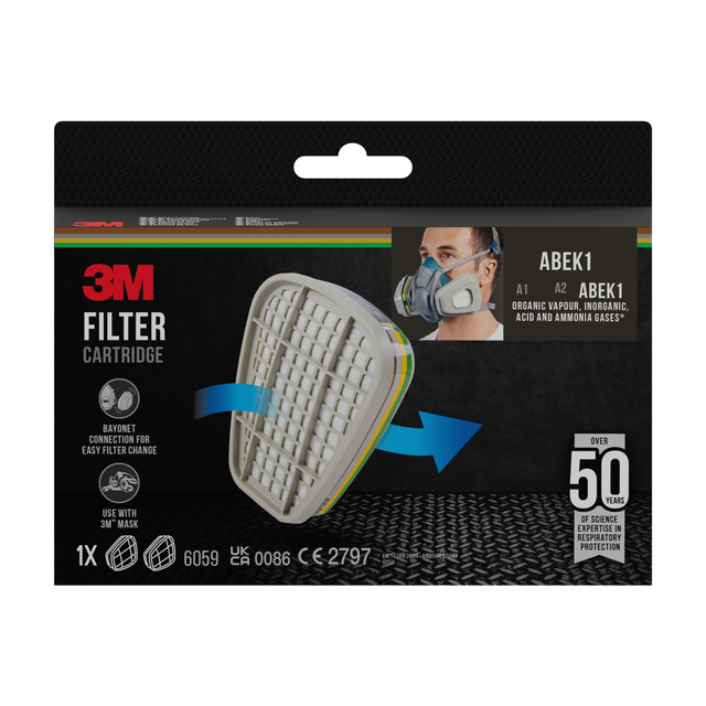 Gasfilter 6059PRO1 ABEK1 1-par
