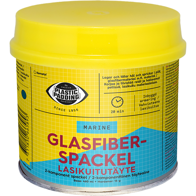 Plastic Padding, Glasfiberspackel