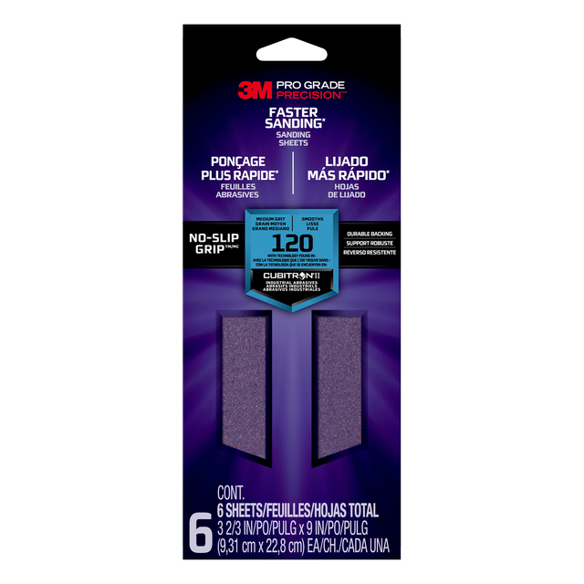 Slippapper Premium till Handverktyg 3M P120