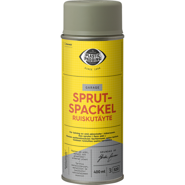 Plastic Padding, Sprutspackel ml