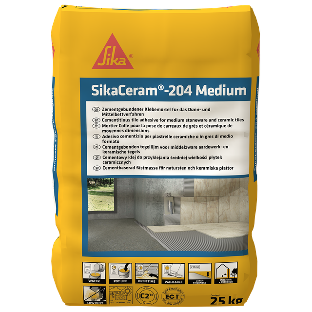 Fästmassa standard SikaCeram 204 medium