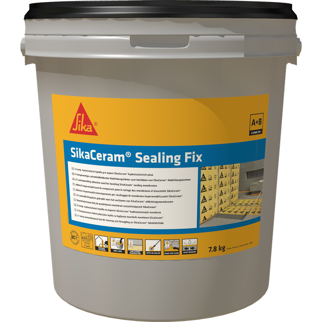 Tätskiktsmembran SikaCeram 2K Sealing Fix set Tätskiktsmembran SikaCeram 2K Sealing Fix set