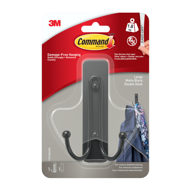 STOR DUBBELKROK COMMAND SVART STOR DUBBELKROK COMMAND SVART