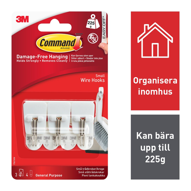 SMÅ STÅLTRÅDSKROKAR
