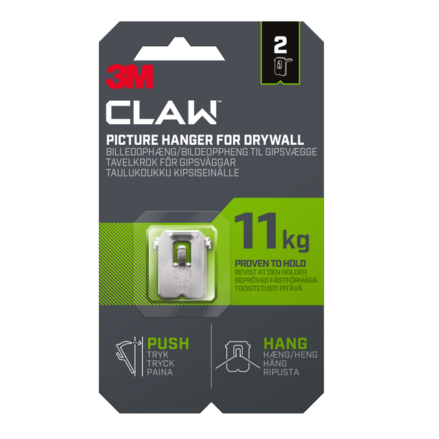 Tavelkrok Claw gipsvägg 11kg