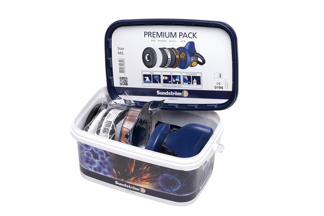 HALVMASKE SR-100 PREMIUM PAKKE