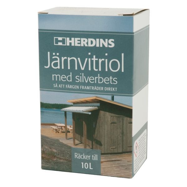 Jernvitrol, med sølvbeis