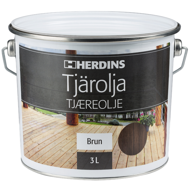 Tjärolja Brun