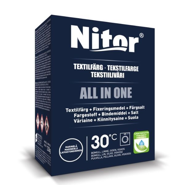 All in one Marinblå