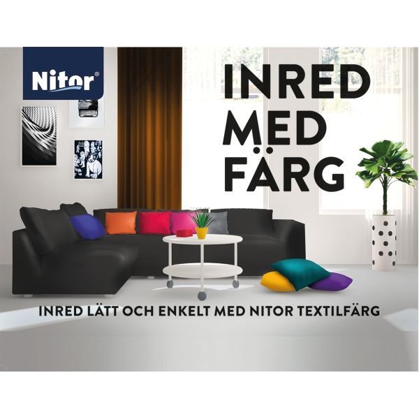 NITOR TOPSKYLT KOMBISTÄLL ALL IN ONE TEXTILFÄRG B450xH580MM