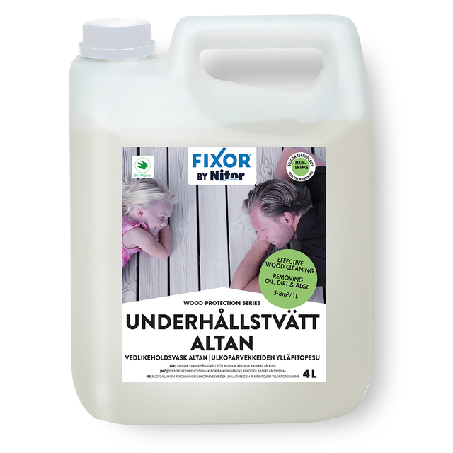 Underhållstvätt Altan