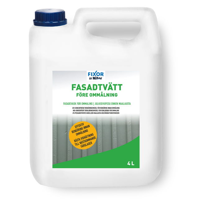 Fasadevask før maling 4