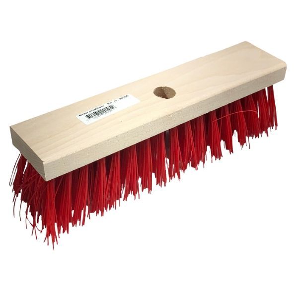Kvast, trä med plastborst 30 CM
