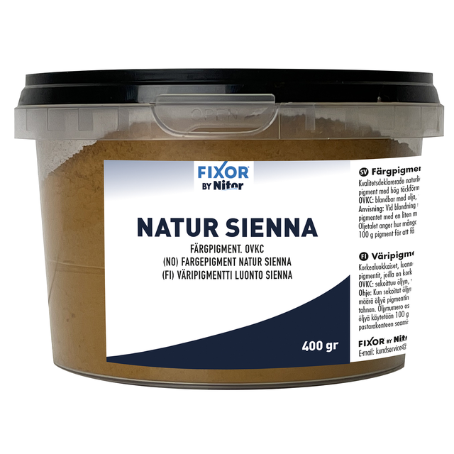 Naturlig Sienna 400 g