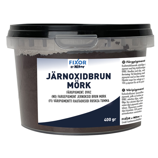 Järnoxidbrun mörk 400 g