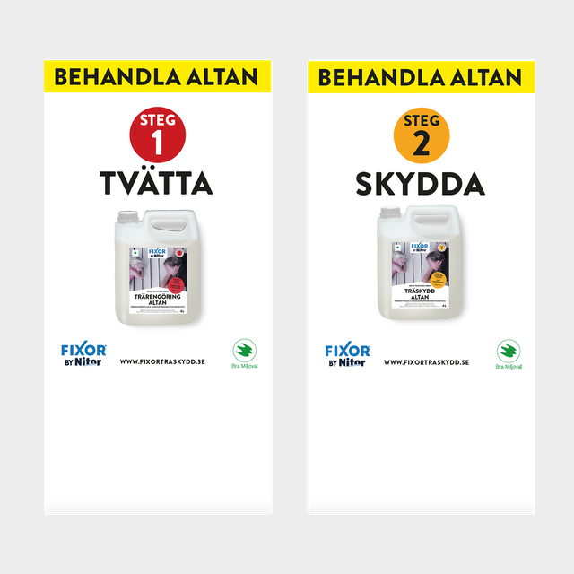 PALLSKYLT A4 FIXOR TRÄSKYDD STEG1 & STEG2