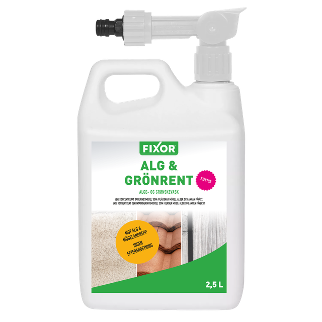 ALGER OG GRØNN RENGJØRING MED UTSTØTTER 2,5 L 2,5L