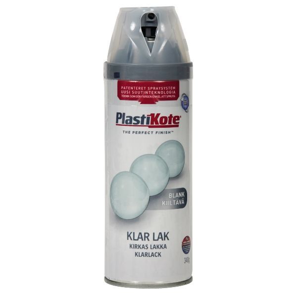 Twist & Spray, klarlack Blank
