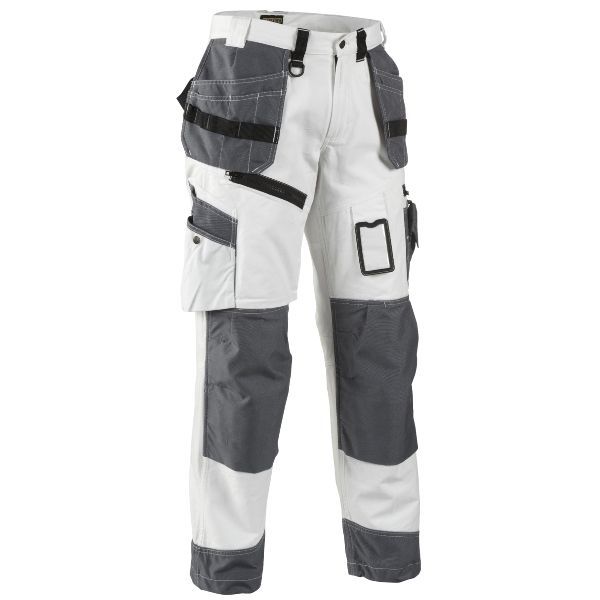 Painter Trouser X (malerbukser) 1500 hvit/grå