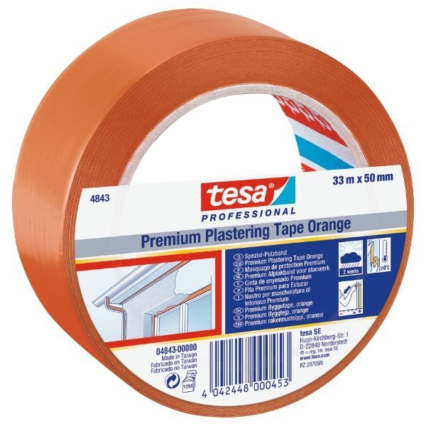 PREMIUM KONSTRUKTION OG BESKYTTELSESTAPE, ORANGE 4843