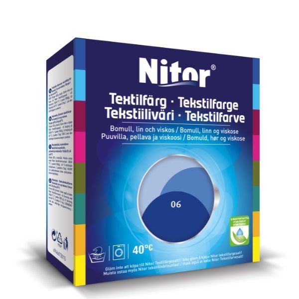 Tekstilfarge, 06 Blåklint